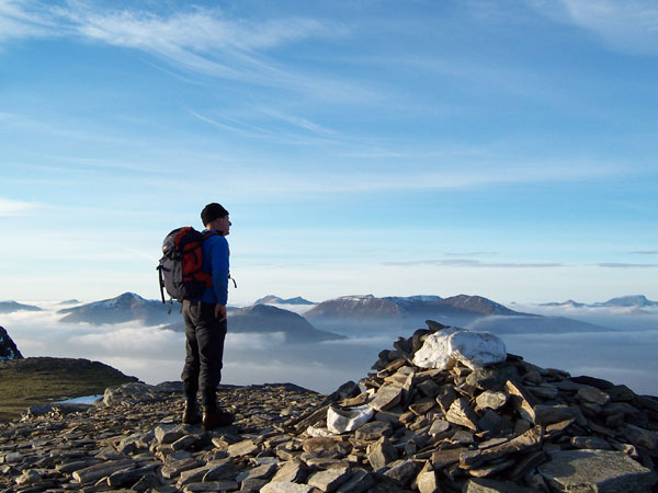 Summer and winter hillwalking days in the Drumochter Pass.